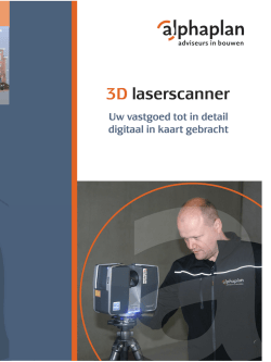 3D laserscanner brochure