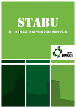 Download hier het STABU visie document