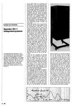 Spendor BC-1 luidsprekersysteem