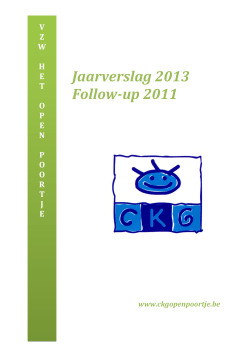 Jaarverslag 2006 - CKG Open Poortje