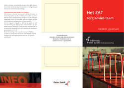 Het ZAT - Pieter Zandt Scholengemeenschap