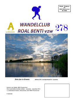 invulblad wandeltochten 2014