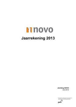 Jaarrekening 2013