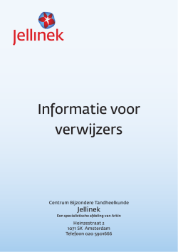 Informatie voor verwijzers