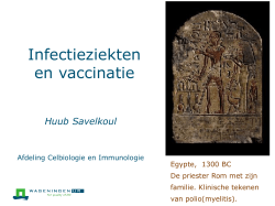 Presentatie Vaccinatie door Huub Savelkoul