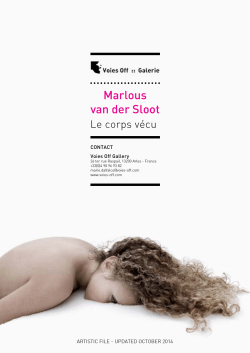 Download the artistic file of Marlous van der Sloot
