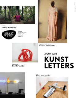 april 2014 - KUNSTWERK(t)
