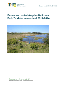 Beheer- en Ontwikkelplan (BOP) 2014-2024