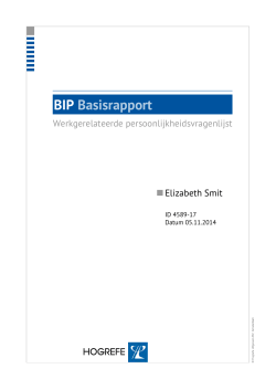 BIP Basisrapport