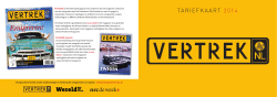 Download tariefkaart VertrekNL