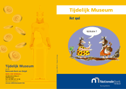 Het spel - Museum van de Nationale Bank van Belgi&euml;