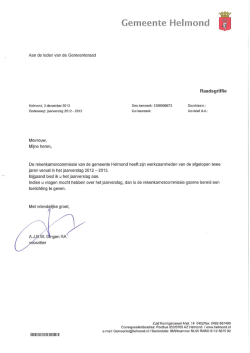 jaarverslag - Gemeente Helmond