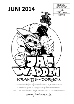 JUNI 2014 - Ja!Wadden
