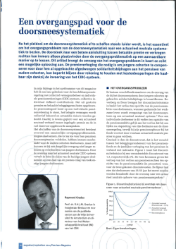 Een overgangspad voor de doorsneesystematiek