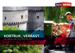 Groepsbrochure 2015 - Toerisme Kortrijk