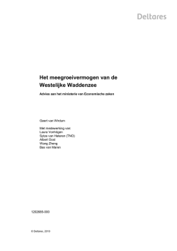 Het meegroeivermogen van de Westelijke