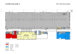 FLOOR PLAN LEVEL 0 PIET HEIN BUILDINGS