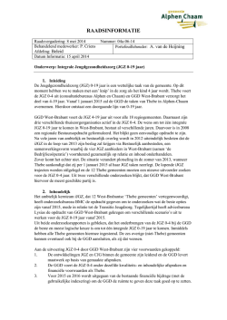 JGZ 0-19 jaar - Gemeente Alphen
