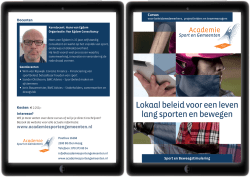 Lokaal beleid voor een leven lang sporten en bewegen