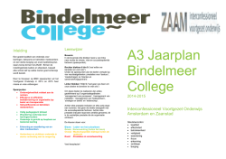 Jaarplan BMC 2014-2015