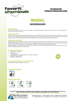 Technische productbeschrijving