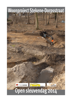 Open sleuvendag 2014 - Archeologische Dienst Waasland