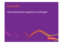 CareLock - Tunstall