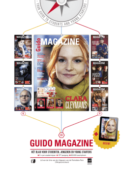 GUIDO MAGAZINE NIEUW!
