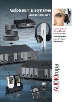 Audio communicatie systemen, professionele