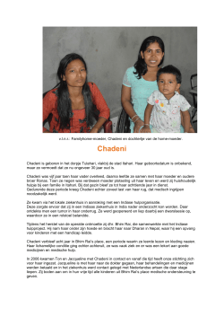 Chadeni - Stichting kinderen van de wereld