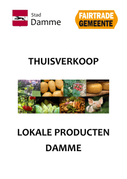 Folder Thuisverkoop lokale Damse producten