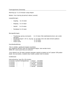Oefeningen Tom Pepers