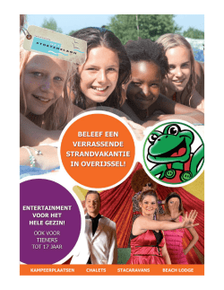 Download onze brochure - Vakantiepark het Stoetenslagh