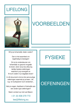 Drie Fysieke Oefeningen