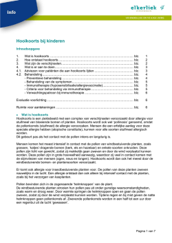 Hooikoorts bij kinderen
