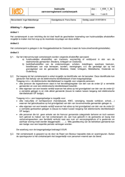 Instructie aanvoerreglement containerpark doc : blz