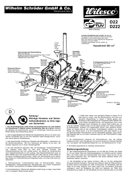 Wilesco Dampfmaschine D22 / D222