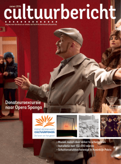 Donateursexcursie naar Opera Spanga