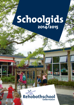 schoolgids cursus 2014 - 2015