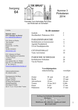 Jaargang - Paradijskerk