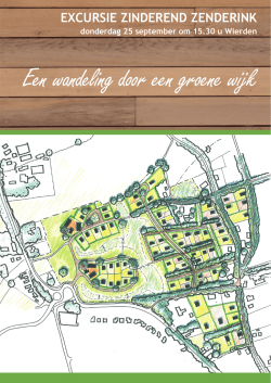 Een wandeling door een groene wijk