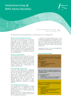 Download productblad - BMD Advies Rijndelta