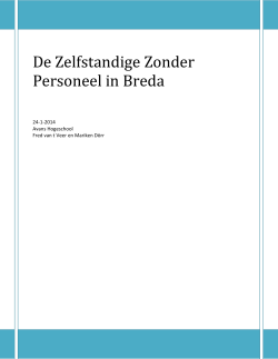 Economische Barometer Breda 2014