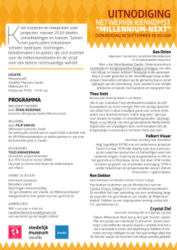 uitnodiging - Stichting HelpTeamWork