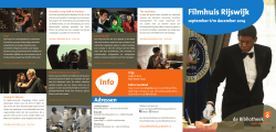 Filmhuis Rijswijk najaar 2014 (pdf)