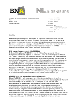 hun brief aan het Rijk over ARVODI 2014