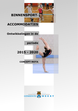 Binnensportaccommodaties 2015-2020 - 02
