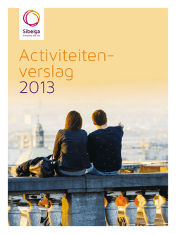Jaarverslag 2013