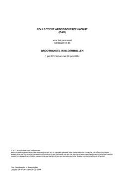 Download hier de CAO Bloembollengroothandel 2012 t/m