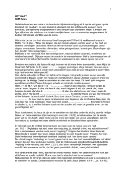 HET HART HJM Sales Geliefde broeders en zusters, in deze korte